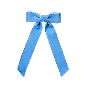 Poppi Bow Hair Clip Denim