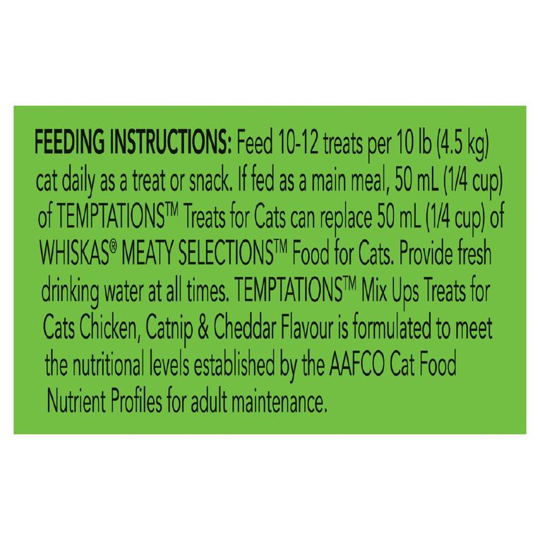 Temptations Mixups Chicken Catnip & Cheddar Tub 454g, , hi-res