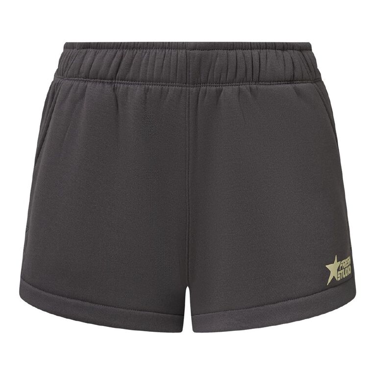 Garage Women's Fresh Fleece Short, Grey Dark, hi-res