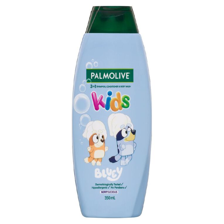 Palmolive Kids' 3 in 1 Bluey Shampoo and Conditioner 350ml, , hi-res