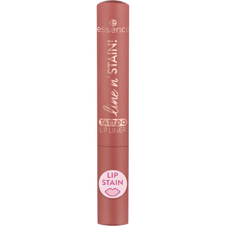 Essence Line N Stain! Tattoo Lip Liner 02 Must Have Brown, , hi-res