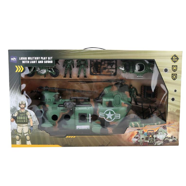 Play Studio Large Military Set With Light And Sound, , hi-res
