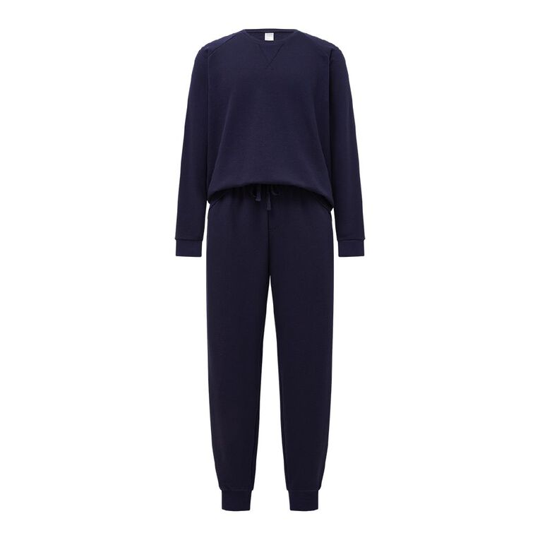 H&H Men's Lounge Set, Navy, hi-res