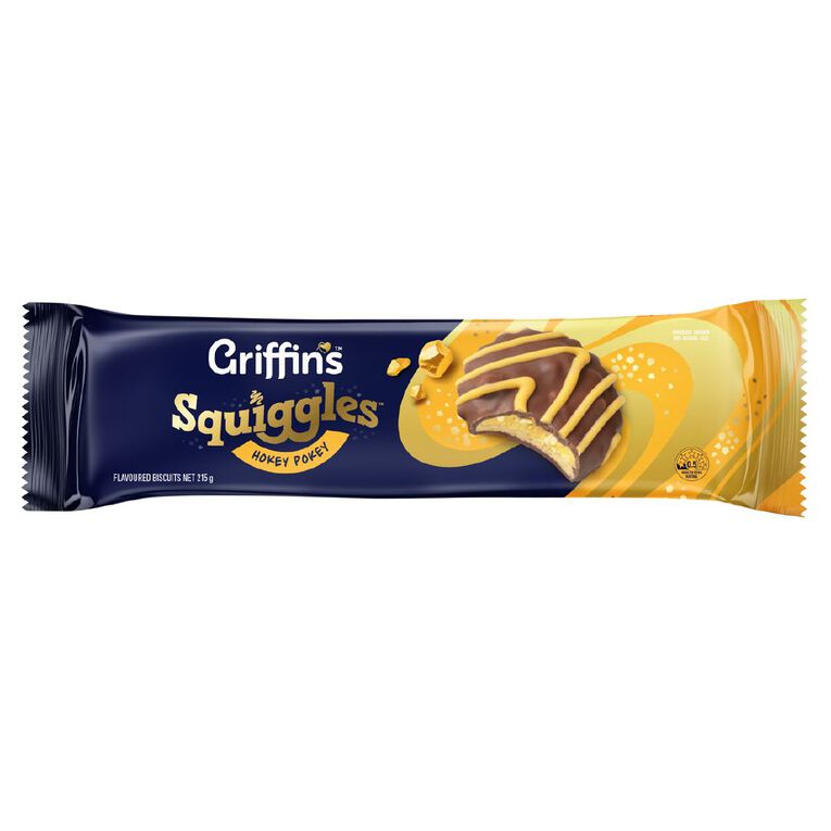 Griffin's Squiggles Hokey Pokey 215g, , hi-res