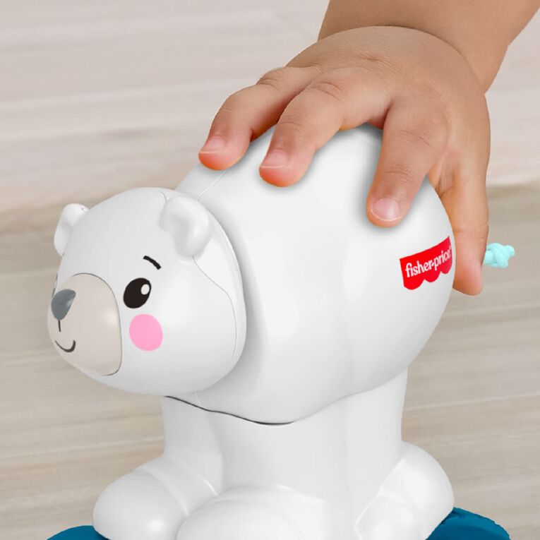 Fisher-Price Press & Go Polar Bear, , hi-res