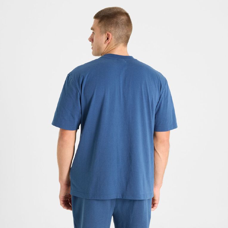 Lonsdale Unisex Tee, Navy, hi-res