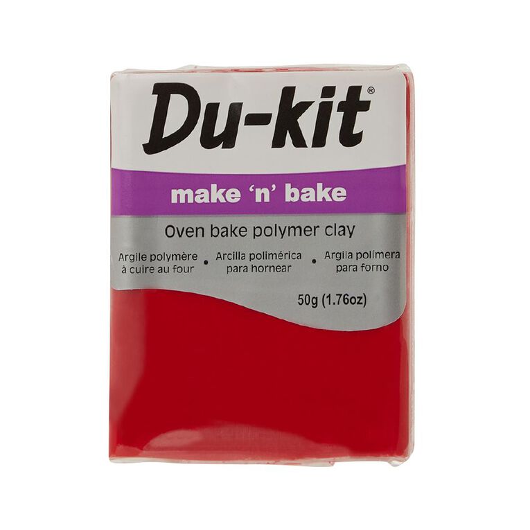 Du-kit Clay Red Mid 50g, , hi-res