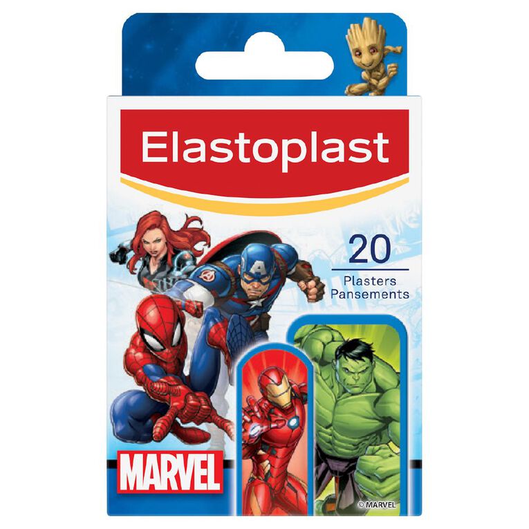 Elastoplast Marvel Plasters 20 Pack, , hi-res