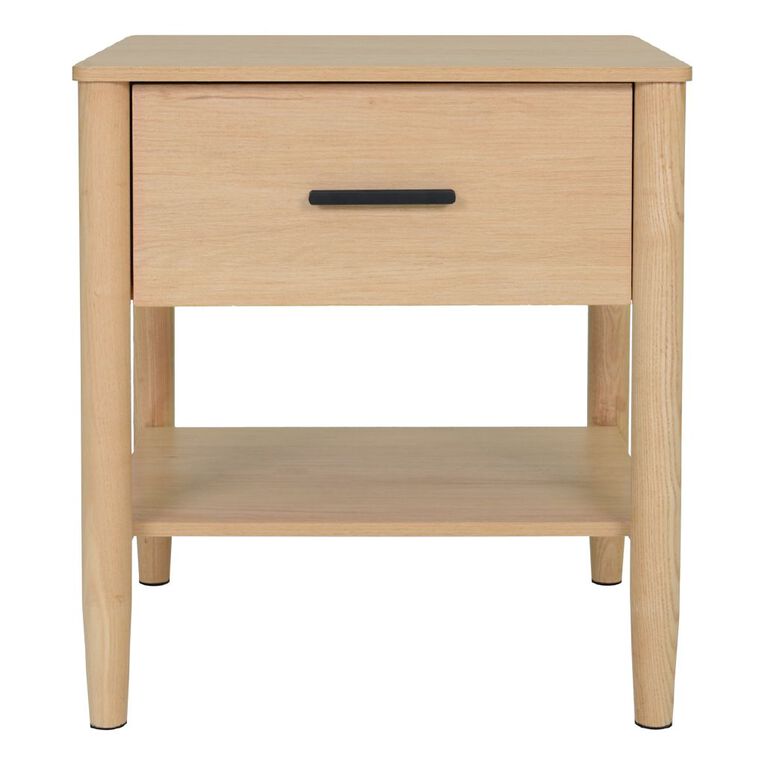 Living & Co Emerson Bedside Table Natural, , hi-res