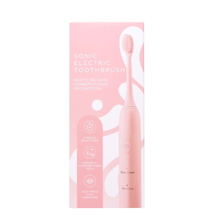 Sonic Toothbrush Pink Pink, , hi-res
