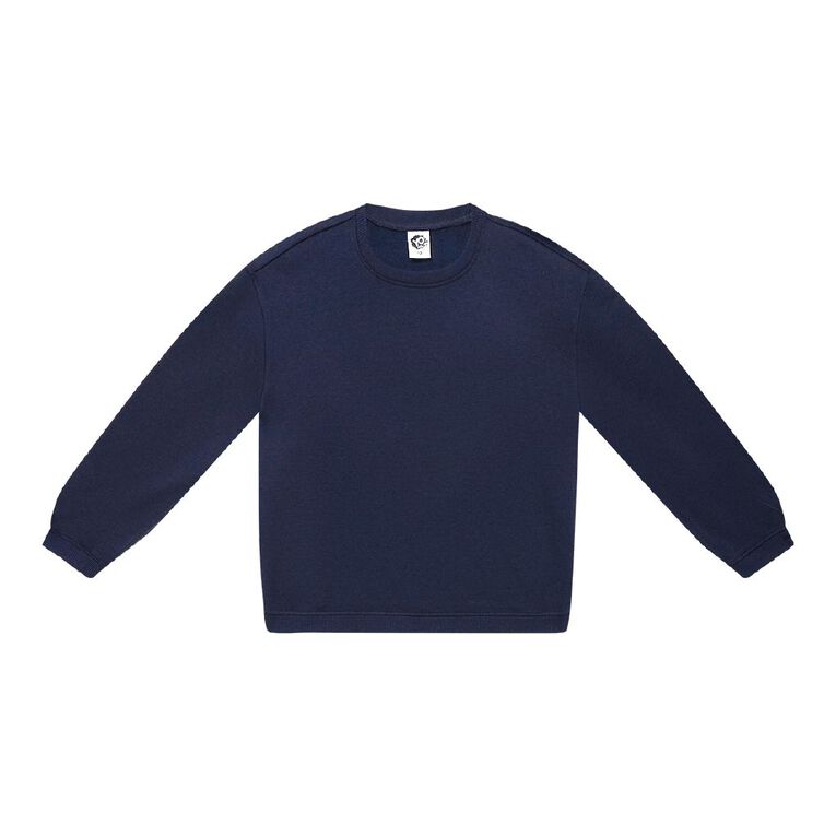 Young Original Basic Crew Sweatshirt, Blue Dark, hi-res