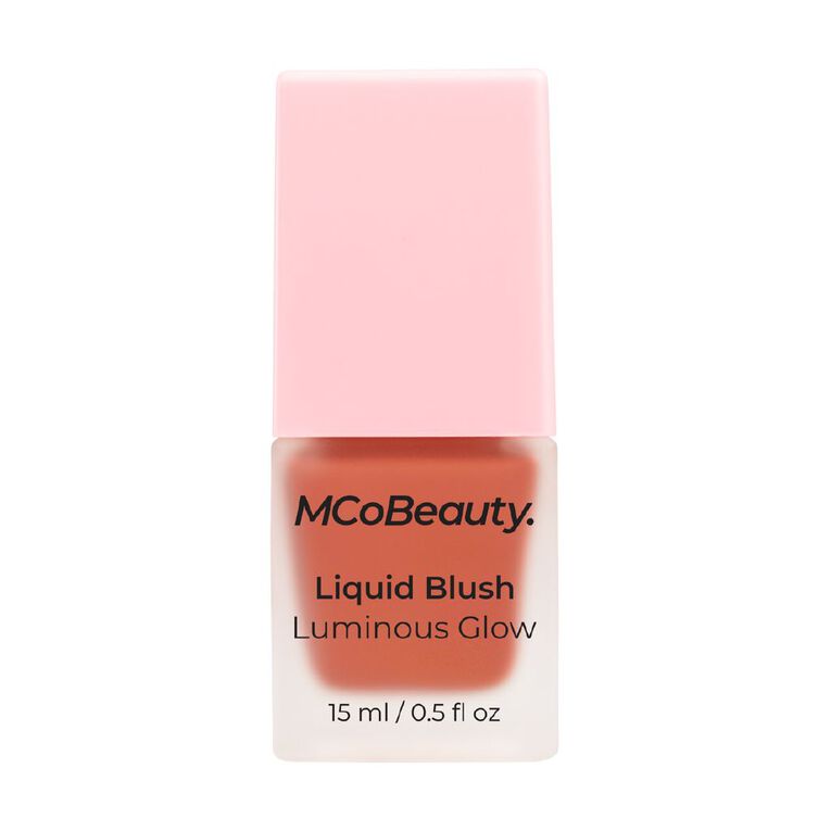 MCoBeauty Liquid Blush Luminous Glow Lava/Deep Peach, , hi-res