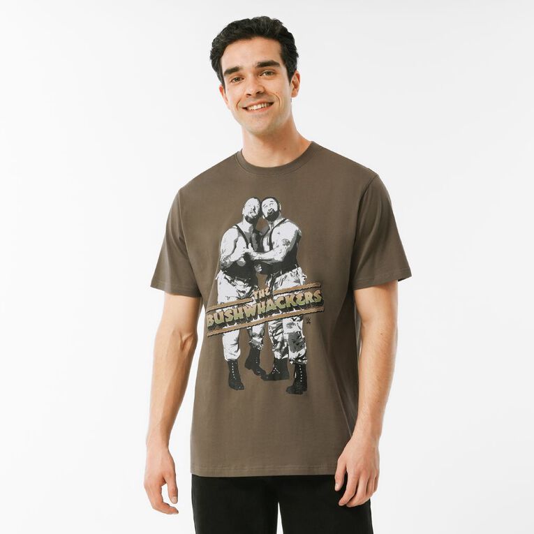 WWE Men's Bushwackers Tee, Green Dark, hi-res