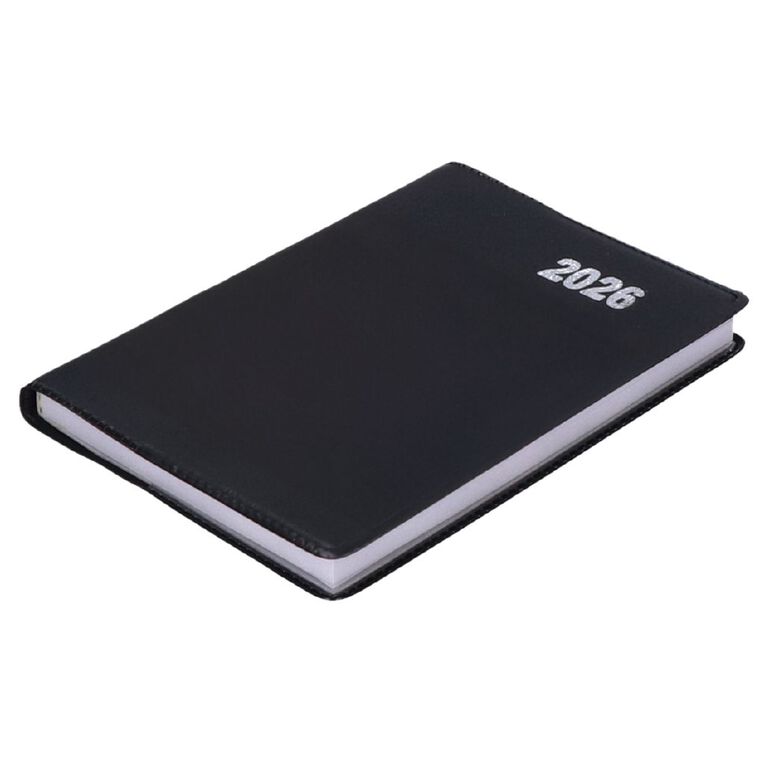 WS 2026 Diary A7 Week to View Black, , hi-res