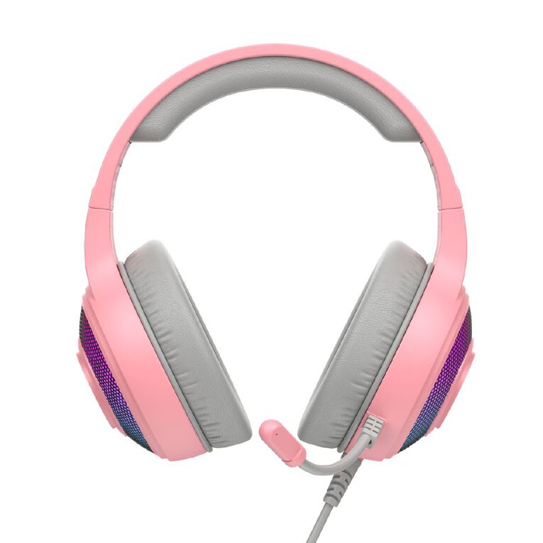 Gamenote 50mm RGB Headset Pink H2042D Pink, , hi-res