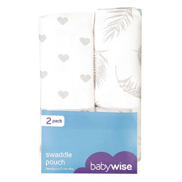Babywise Jungle Swaddle Pouch 2 Pack The Warehouse