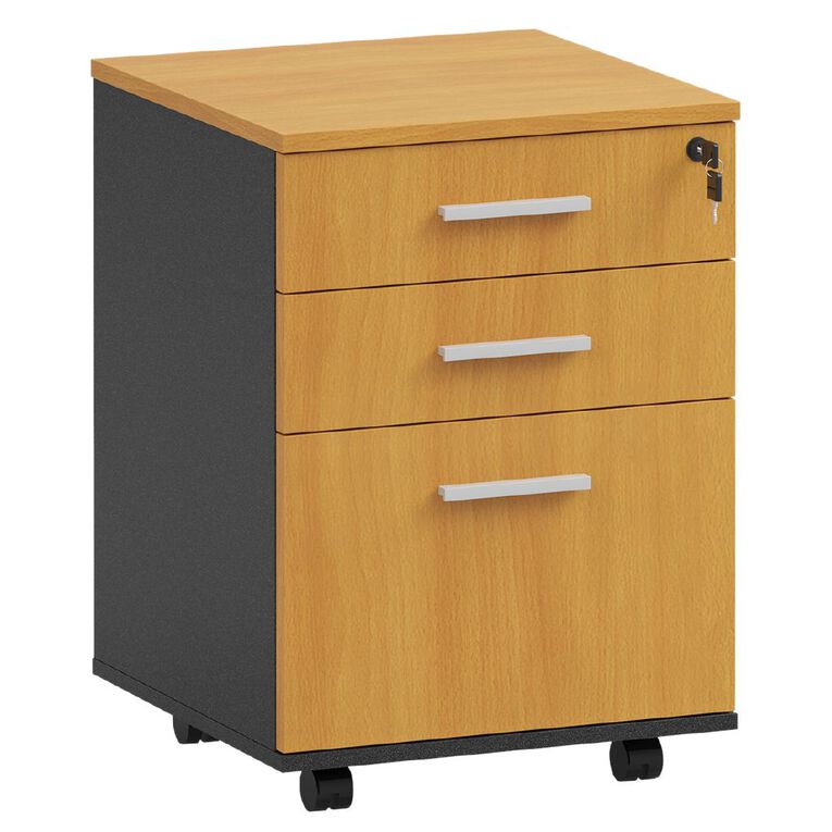 Workspace 925 Mobile 3 Drawer Tawa The Warehouse