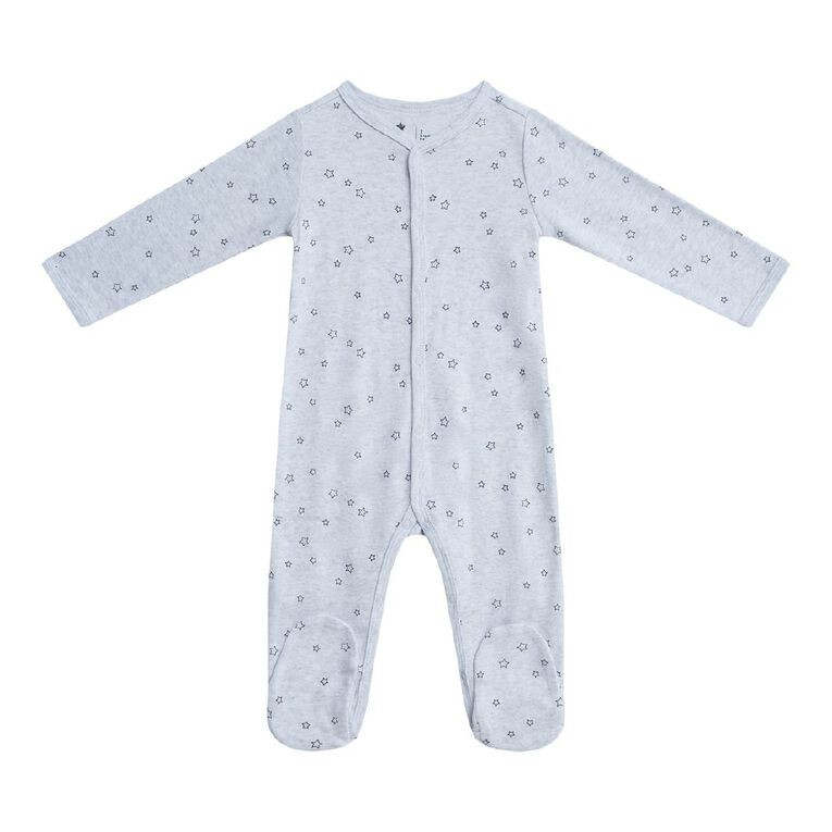 Young Original Babys' Domed All-in-One, Grey Light, hi-res