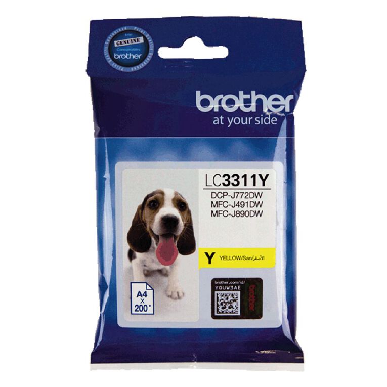 Brother Ink LC3311Y Yellow (200 Pages), , hi-res