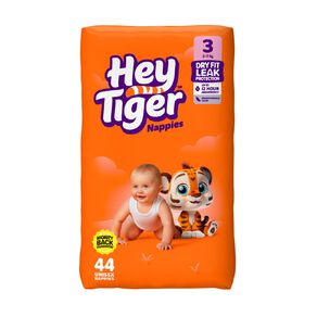 Hey Tiger Nappies Size 3 44 Piece