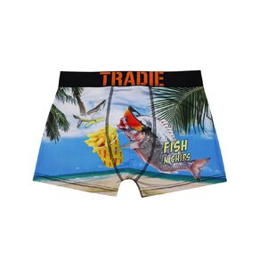 Tradie Men's Work N Surf Photo Trunks