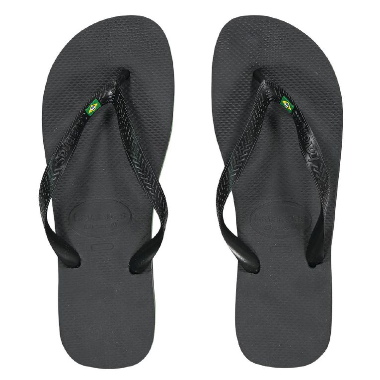Havaianas Brasil Jandals, Black, hi-res