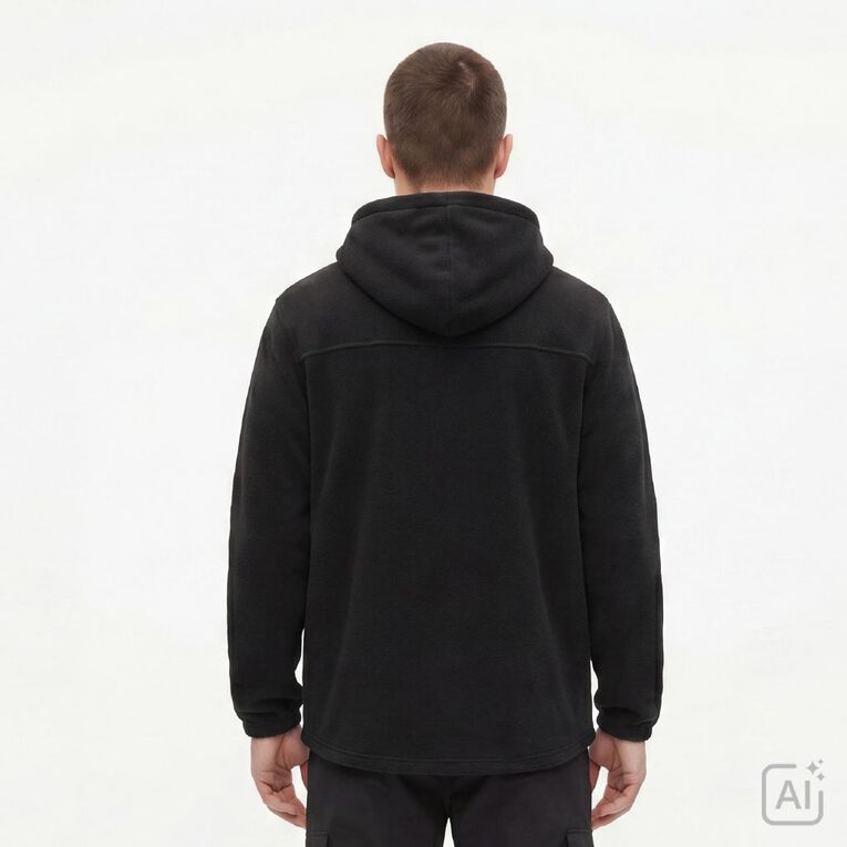 Back Country Adults' Printed Hooded Sweatshirt, Black, hi-res