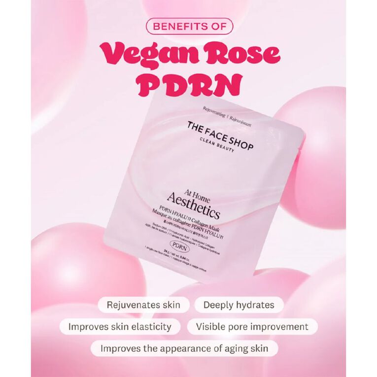 The Face Shop At Home Aesthetics PDRN Hyalu11 Collagen Mask 24g, , hi-res