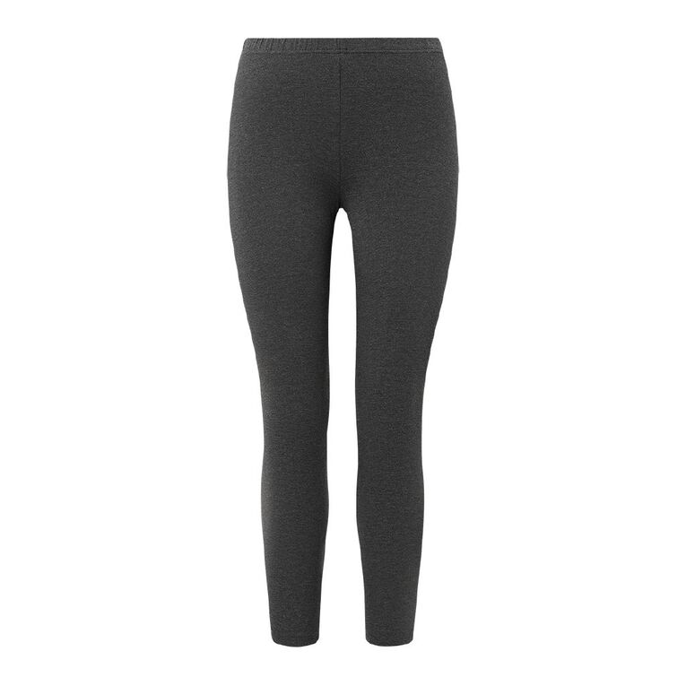 H&H Women's Long Leggings, Charcoal/Grey, hi-res