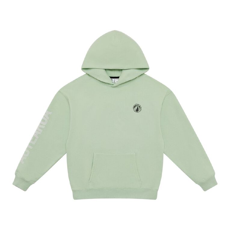 Basketball NZ Boxy Hoodie, Green Light, hi-res