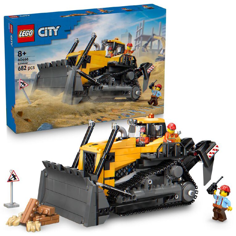 LEGO CITY Yellow Bulldozer 60466, , hi-res