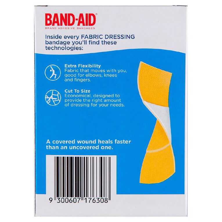 Band Aid Fabric Dressing Strip 6cm x 1m, , hi-res