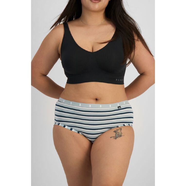 B FOR BONDS Women's Full Briefs 2 Pack, Green Mid, hi-res
