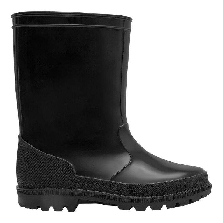 Young Original Senior Kids' Essential Gumboots, Black, hi-res
