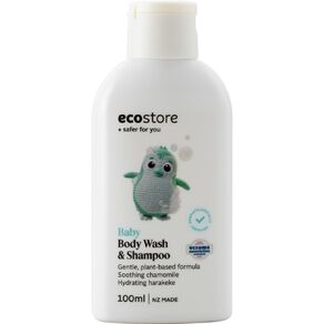 ecostore baby body wash and shampoo 100ml