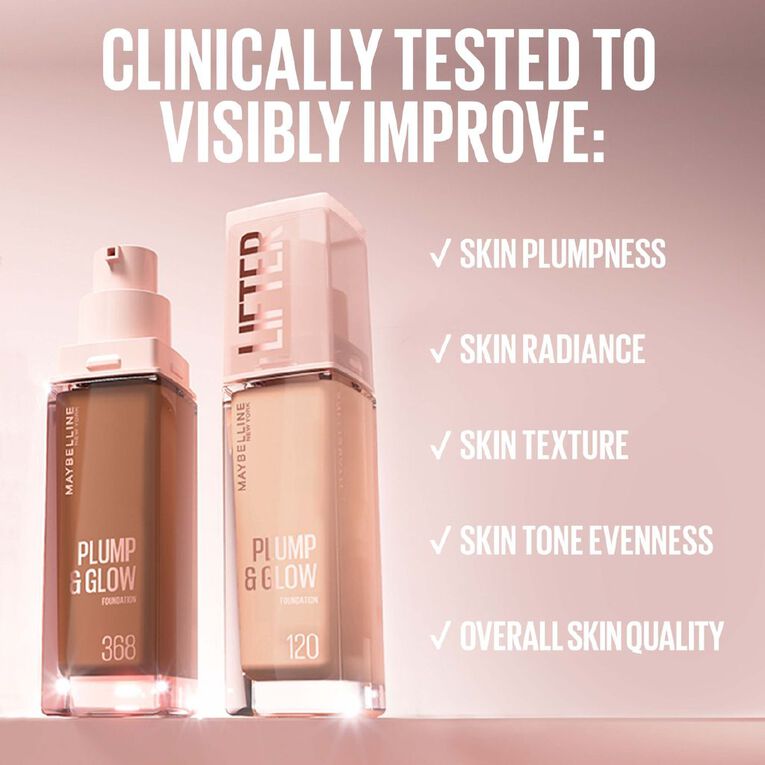 Maybelline Lifter Plump & Glow Foundation 120, , hi-res