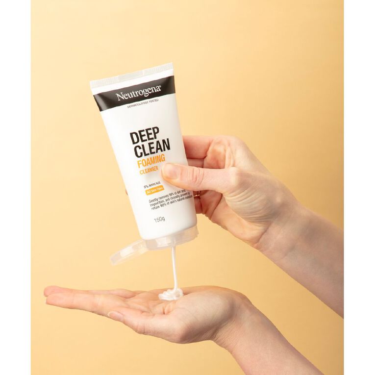 Neutrogena Deep Clean Foaming Cleanser 150g, , hi-res