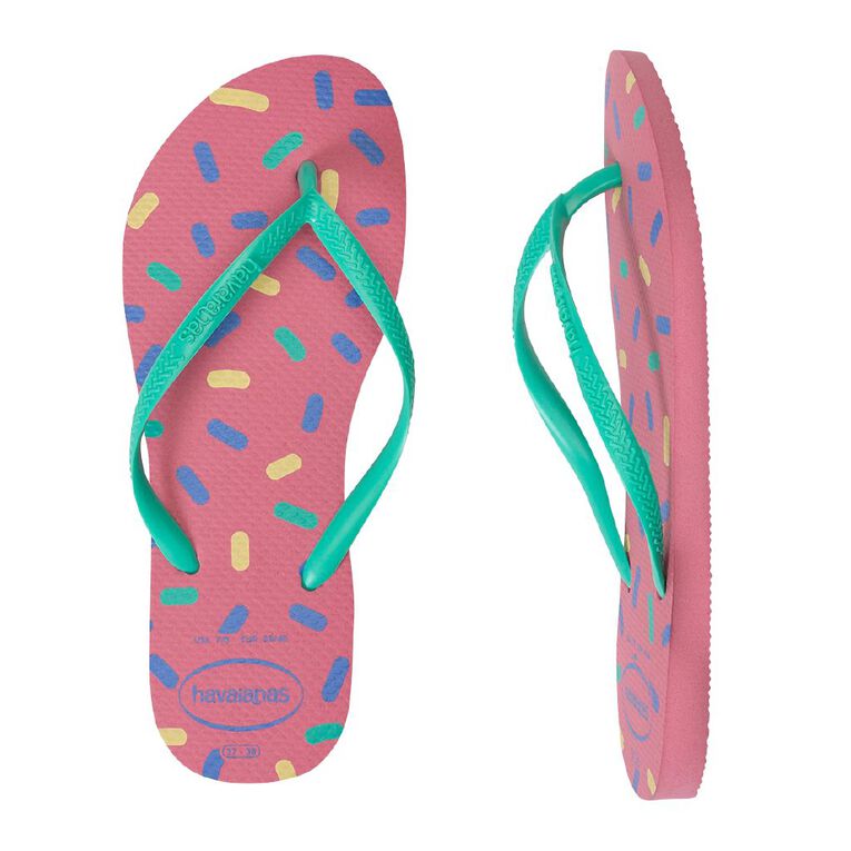 Havaianas Slim Harmony Jandals, Pink, hi-res