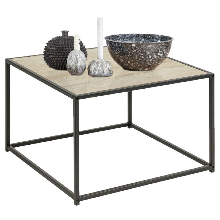 Living & Co Enzo Side Table Cream, , hi-res