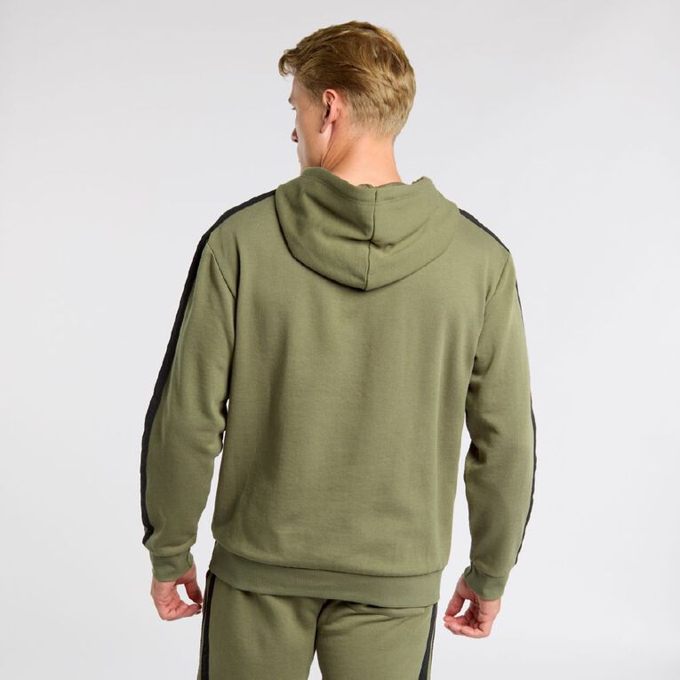Lonsdale Men's London Hoodie, Green Dark, hi-res
