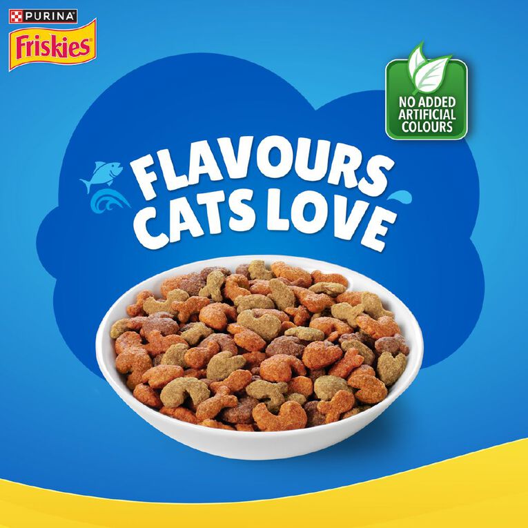Friskies Seafood Sensations Dry Cat Food 1.4kg, , hi-res