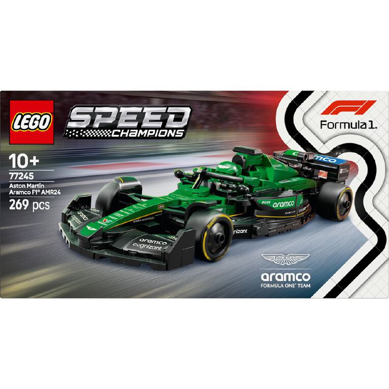 LEGO Speed Champions Aston Martin Aramco F1 AMR24 Race Car 77245, , hi-res