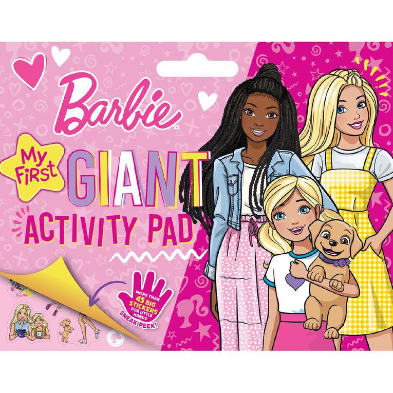 Barbie: My First Giant Activity Pad, , hi-res