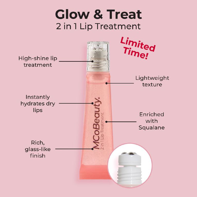 MCoBeauty 2-In-1 Lip Treatment Birthday Edition, , hi-res