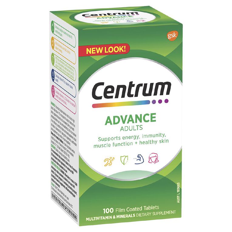 Centrum Advance Tablets 100 Pack, , hi-res