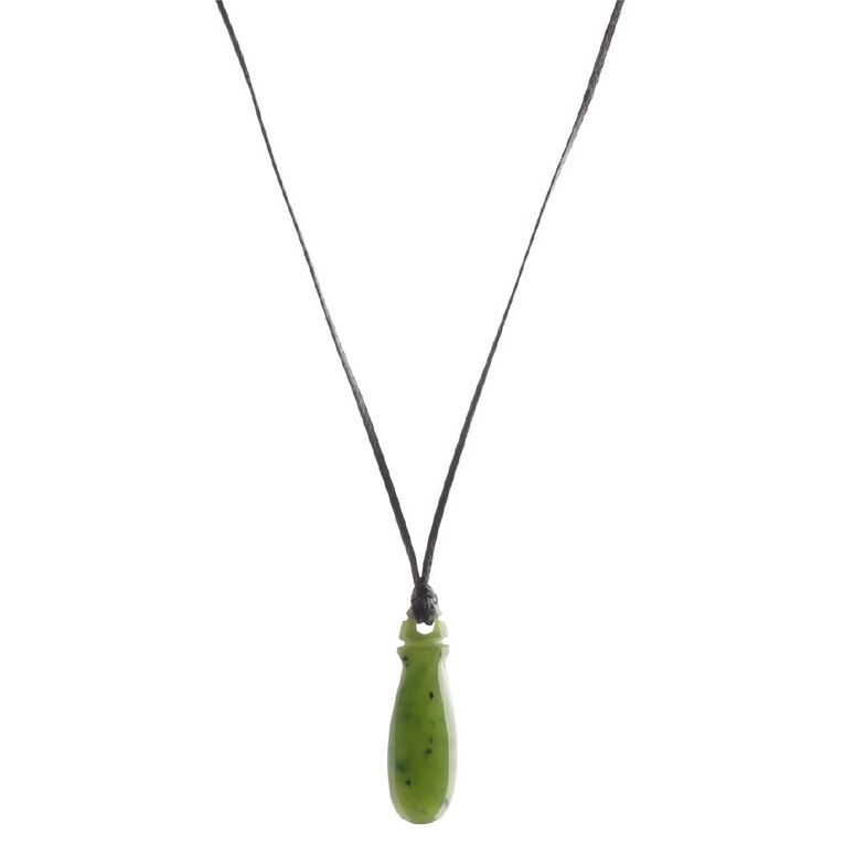 Kiwiana Jade Stone Mini Club Necklace 25mm, , hi-res