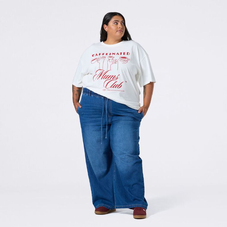 H&H Women's Short Sleeve Mothers Day Tee, White, hi-res