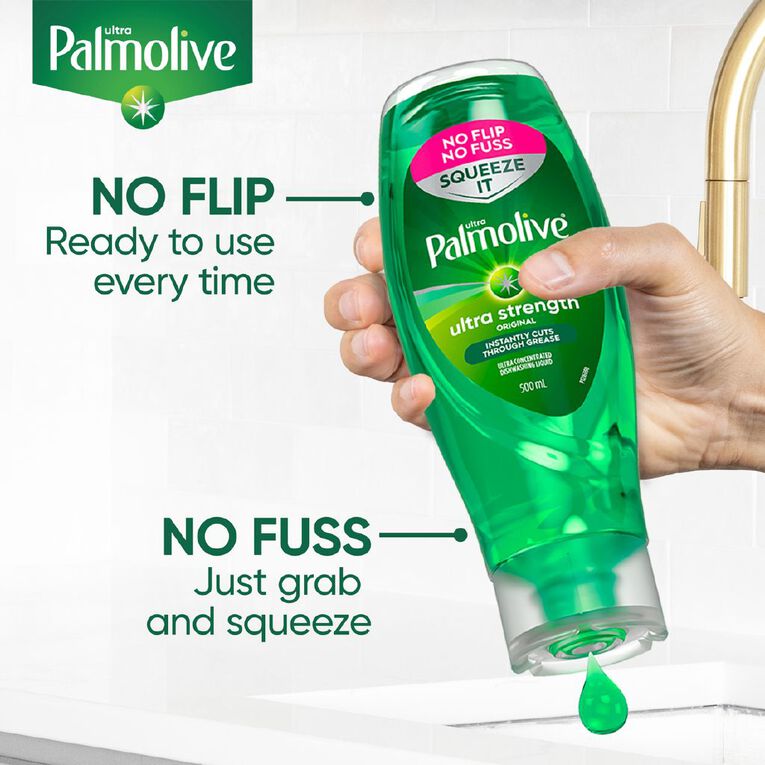 Palmolive Ultra Dishwashing Liquid Squeeze It Original 500ml, , hi-res