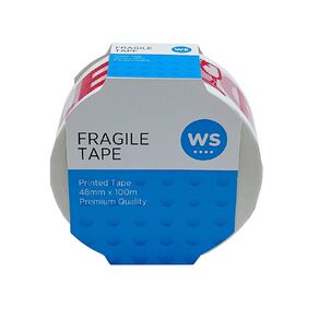 WS Fragile Printed Tape 48mm X 100m