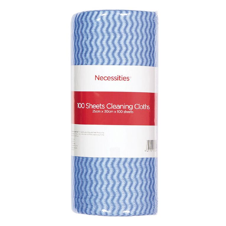 Necessities Brand Bulk Cleaning Cloths 25cm x 30cm 100 Pack The Warehouse